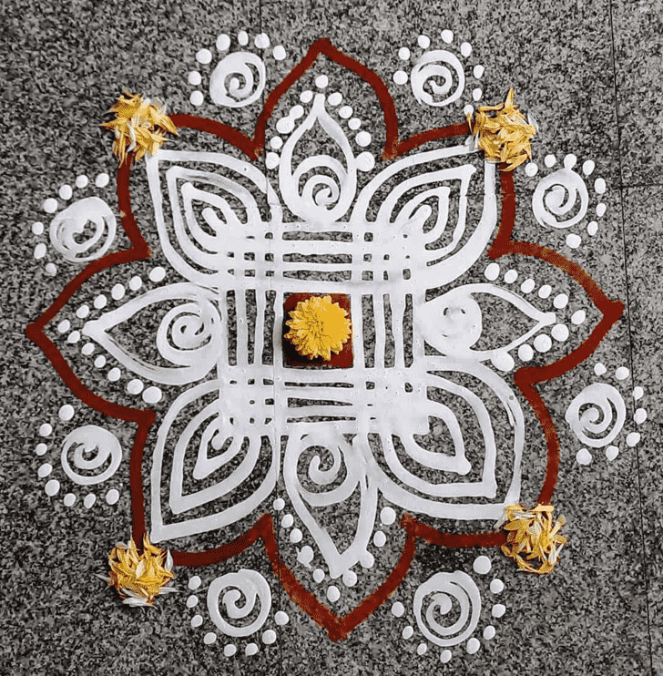 Mesmeric Onam Rangoli