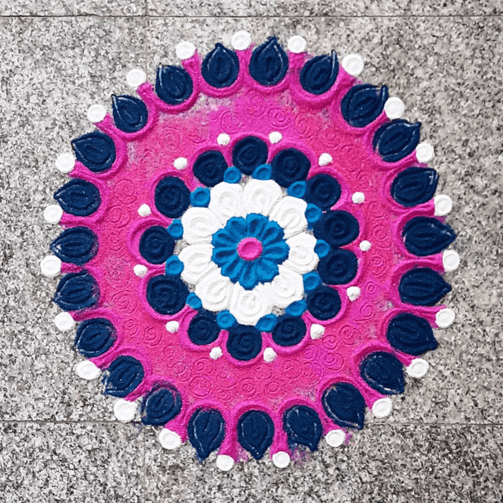 Pretty Onam Rangoli