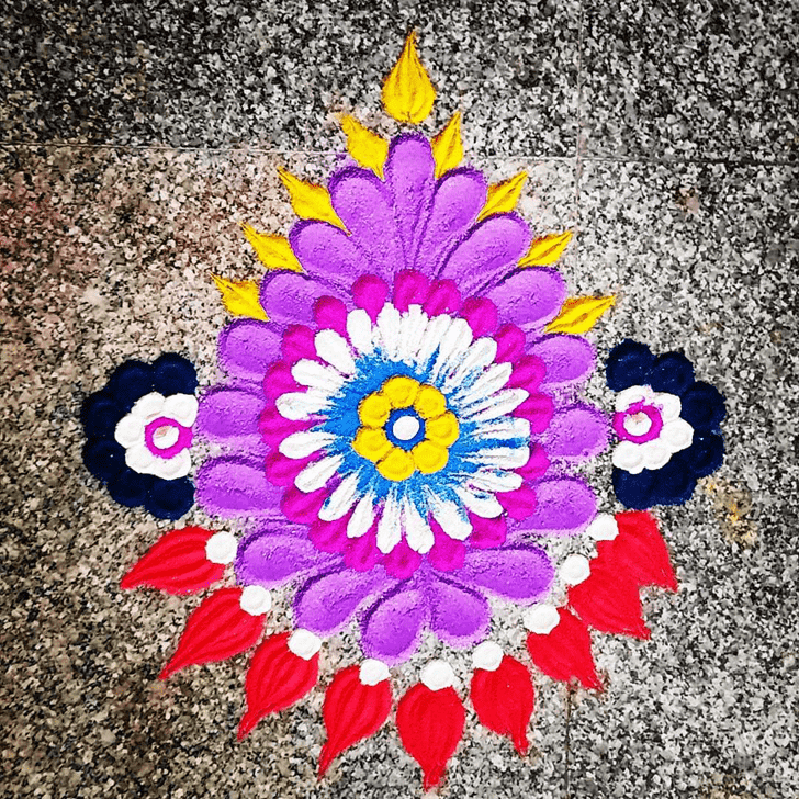 Shapely Onam Rangoli