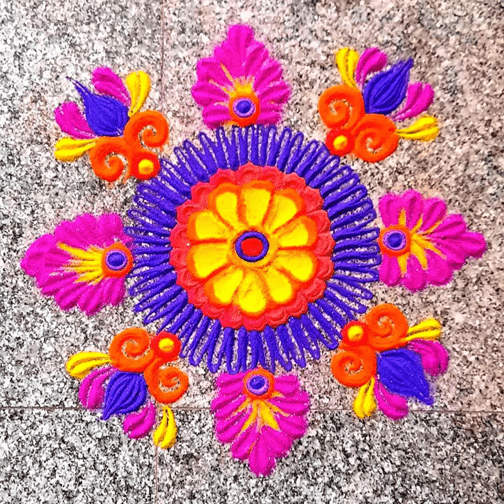 Stunning Onam Rangoli