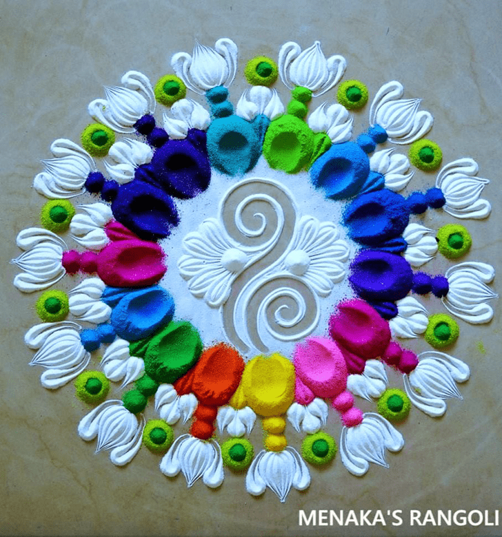 Inviting Outstanding Rangoli