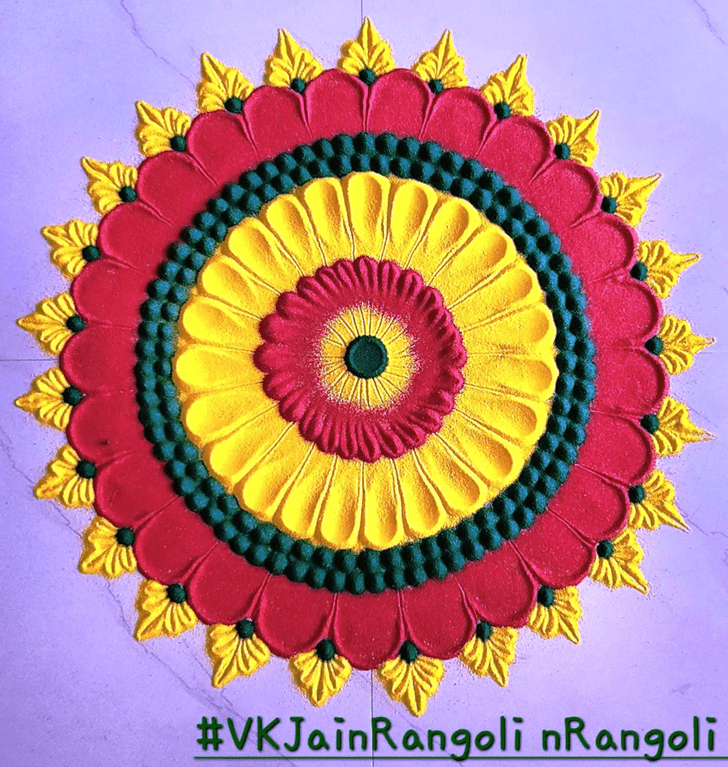 Lovely Outstanding Rangoli Design