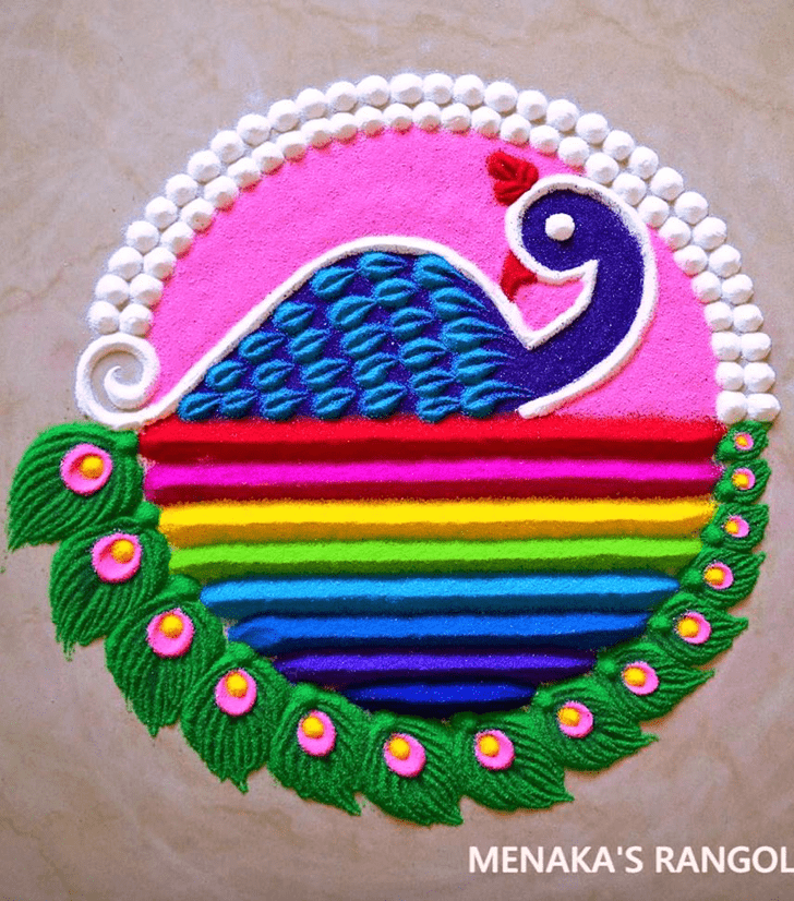 Mesmeric Outstanding Rangoli