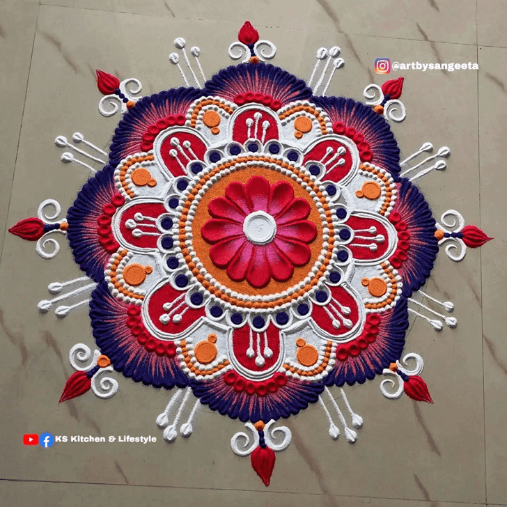 Refined Outstanding Rangoli