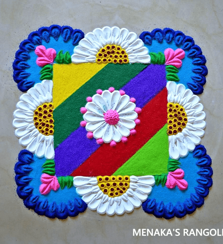 Resplendent Outstanding Rangoli