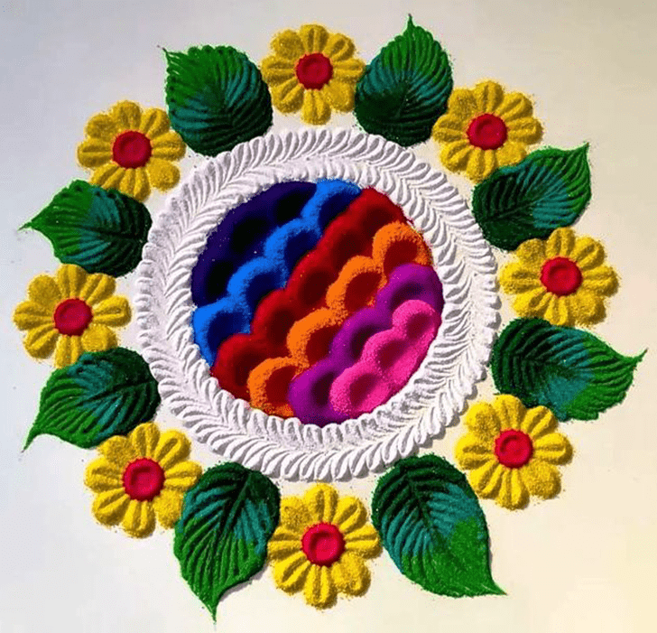 Shapely Outstanding Rangoli