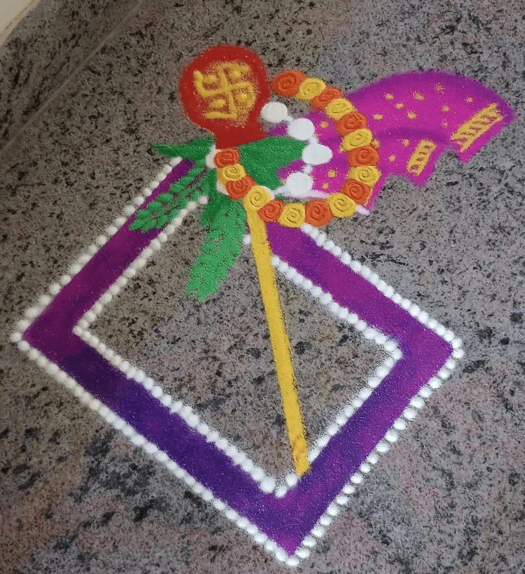 Enthralling Papankusha Ekadashi Rangoli