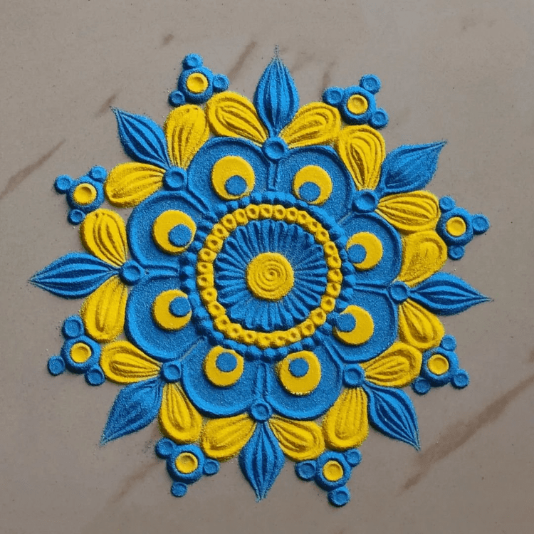 Excellent Papankusha Ekadashi Rangoli