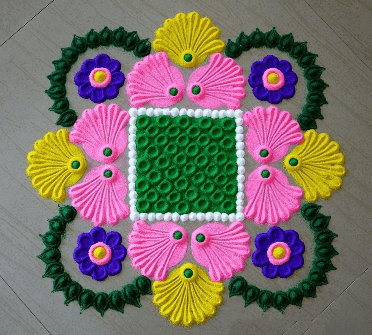 Fair Papankusha Ekadashi Rangoli