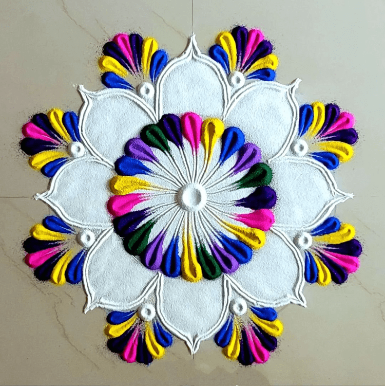 Fascinating Papankusha Ekadashi Rangoli