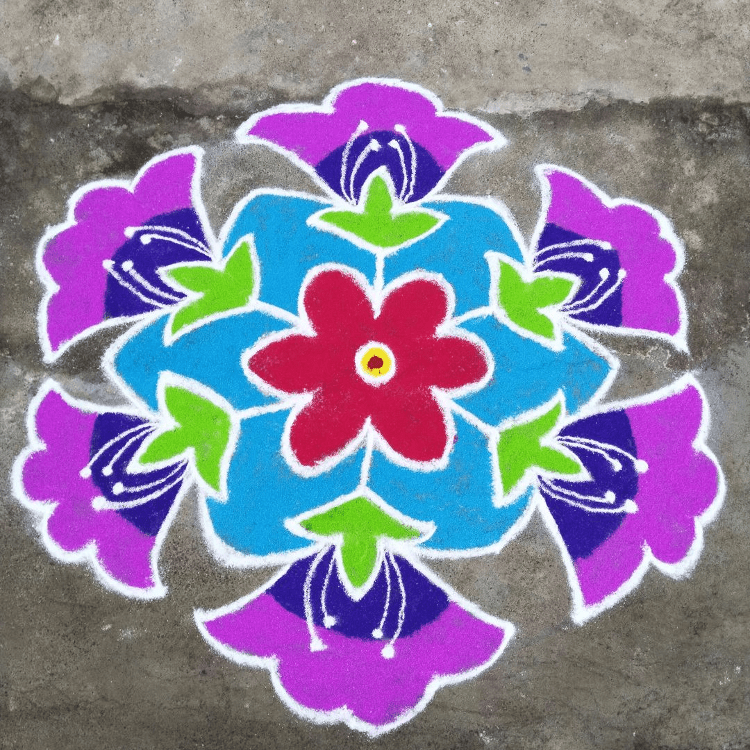 Awesome Papankusha Ekadashi Rangoli