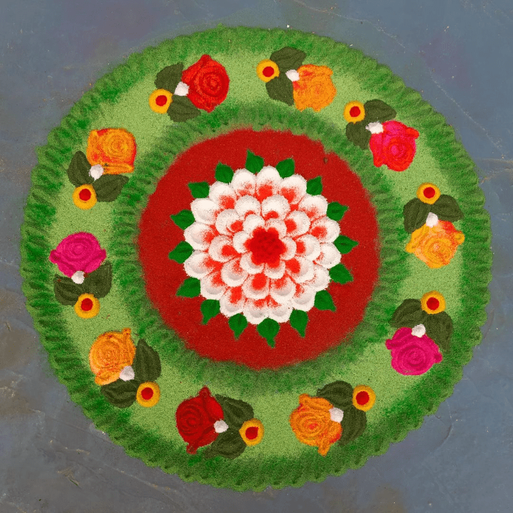 Ideal Papankusha Ekadashi Rangoli