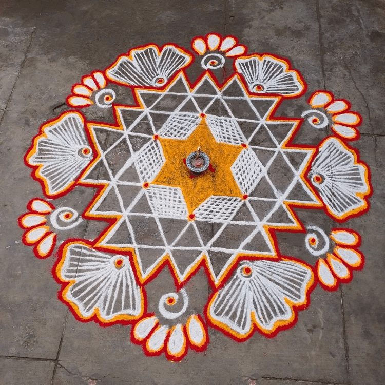 Mesmeric Papankusha Ekadashi Rangoli