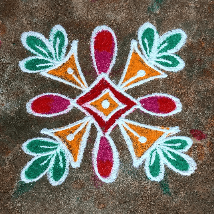 Pretty Papankusha Ekadashi Rangoli