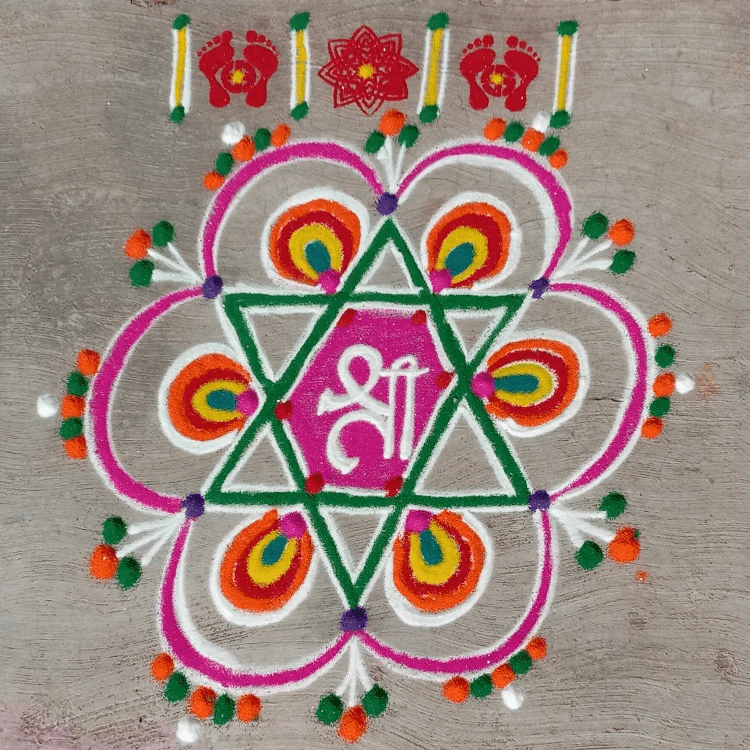 Radiant Papankusha Ekadashi Rangoli