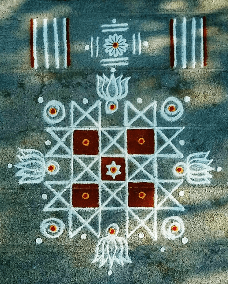 Refined Papankusha Ekadashi Rangoli