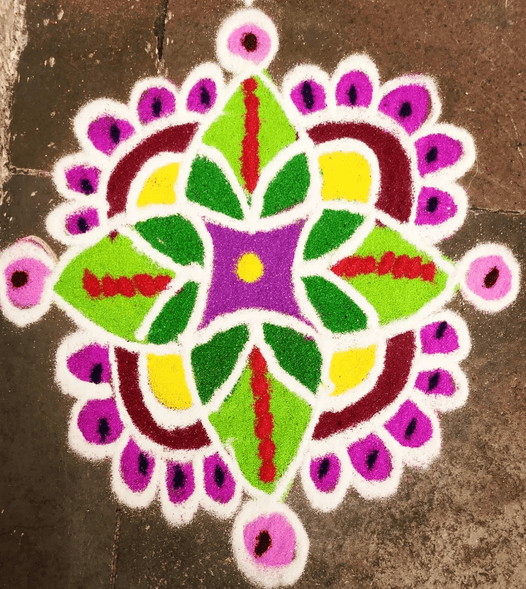 Shapely Papankusha Ekadashi Rangoli