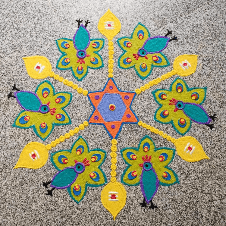 Stunning Papankusha Ekadashi Rangoli