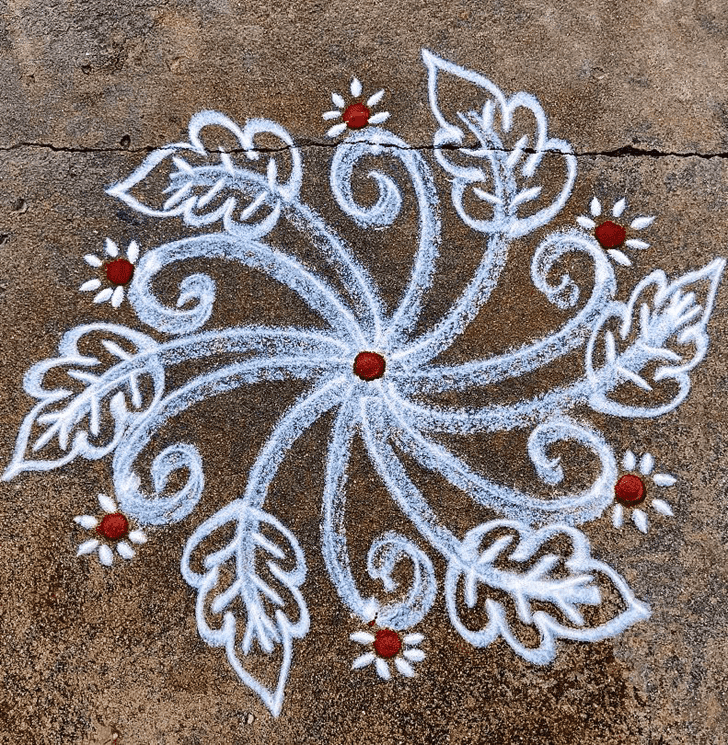 Parama Ekadashi Rangoli