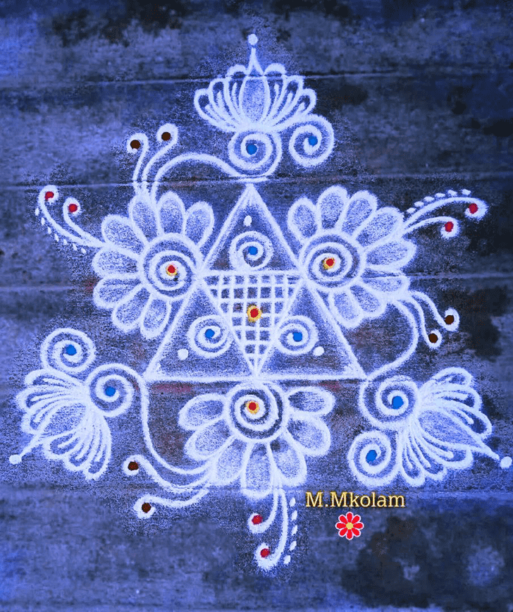 Fair Parama Ekadashi Rangoli