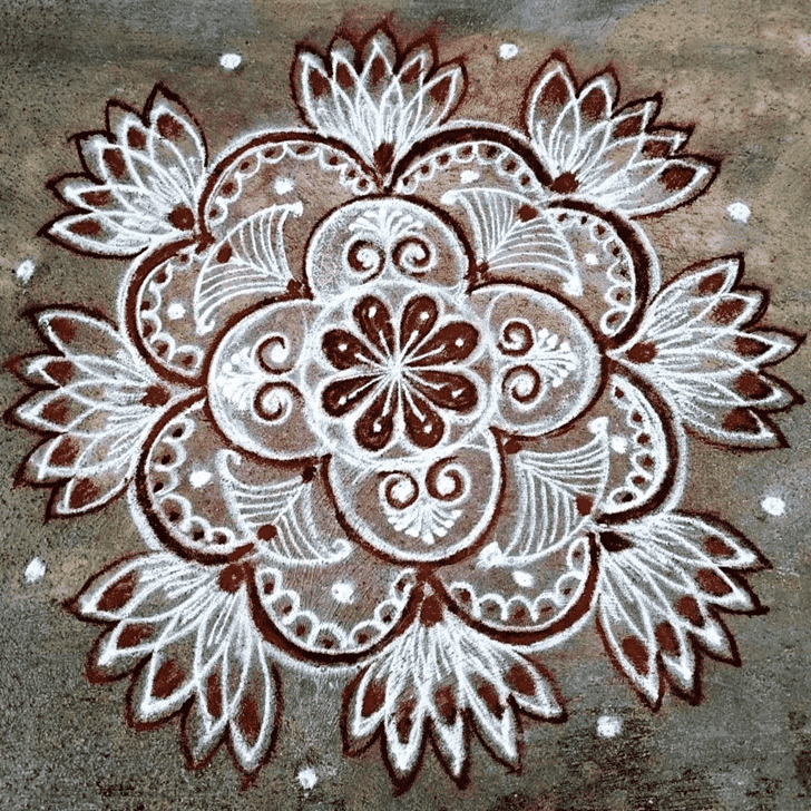 Fine Parama Ekadashi Rangoli