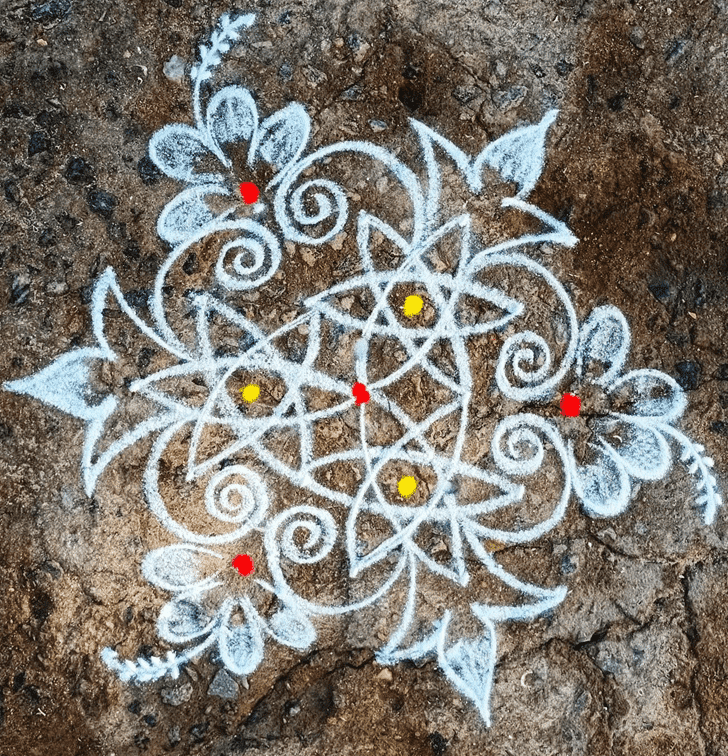 Good Looking Parama Ekadashi Rangoli