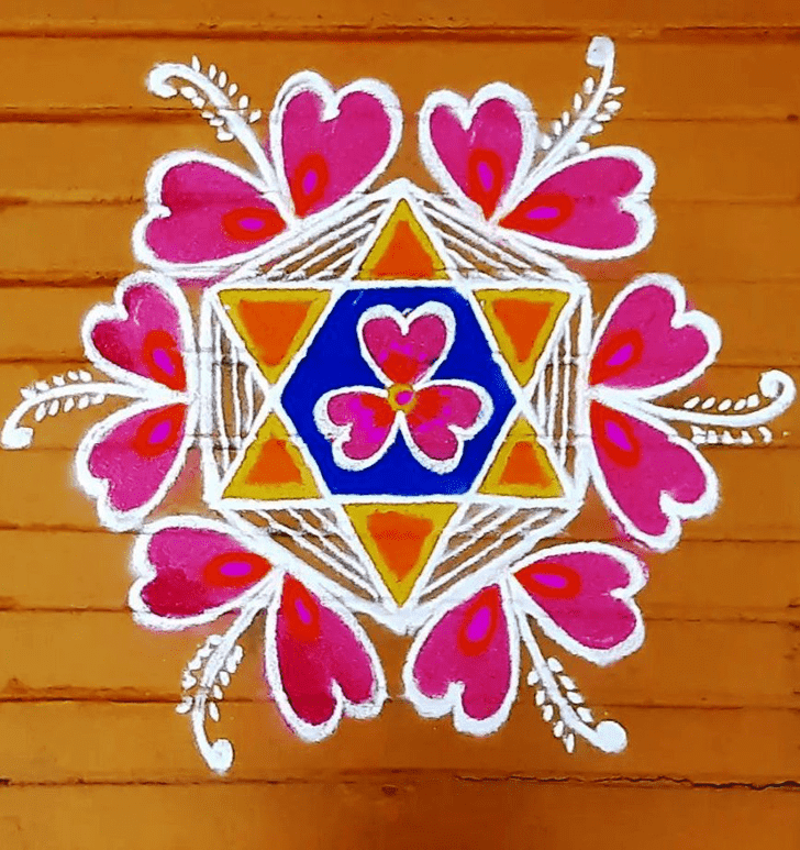 Refined Parama Ekadashi Rangoli