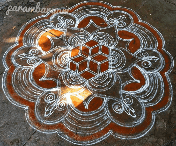 Alluring Parashurama Jayanti Rangoli