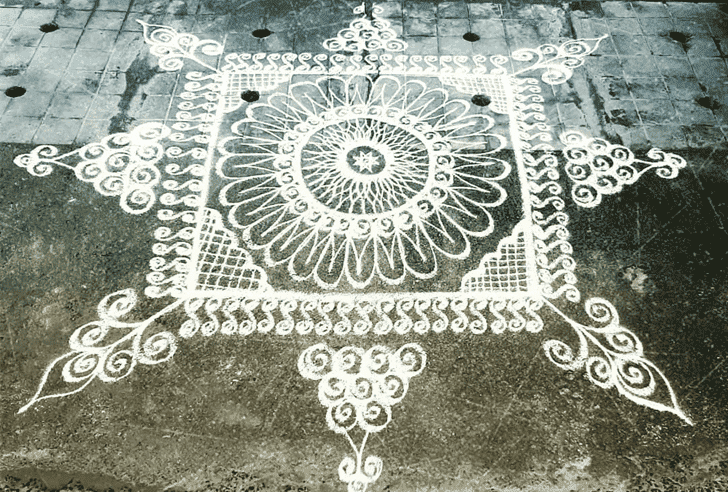 Enthralling Parashurama Jayanti Rangoli