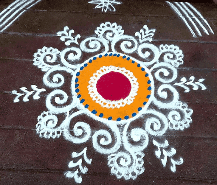 Excellent Parashurama Jayanti Rangoli