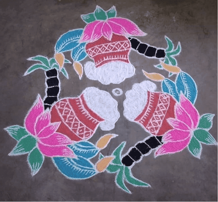 Nice Parashurama Jayanti Rangoli