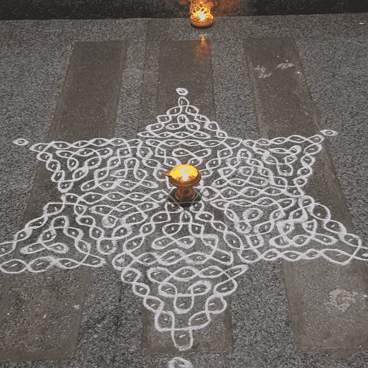 Resplendent Parashurama Jayanti Rangoli