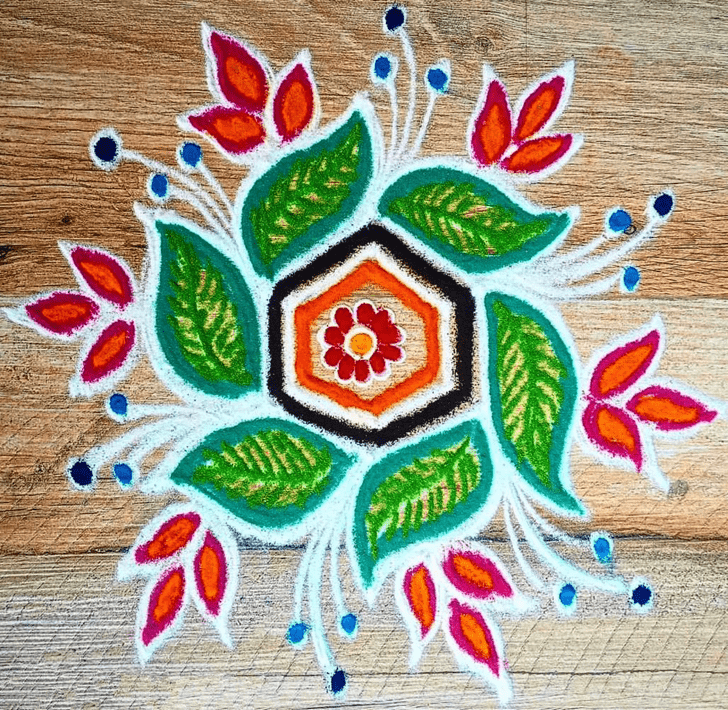 Enthralling Parivartini Ekadashi Rangoli