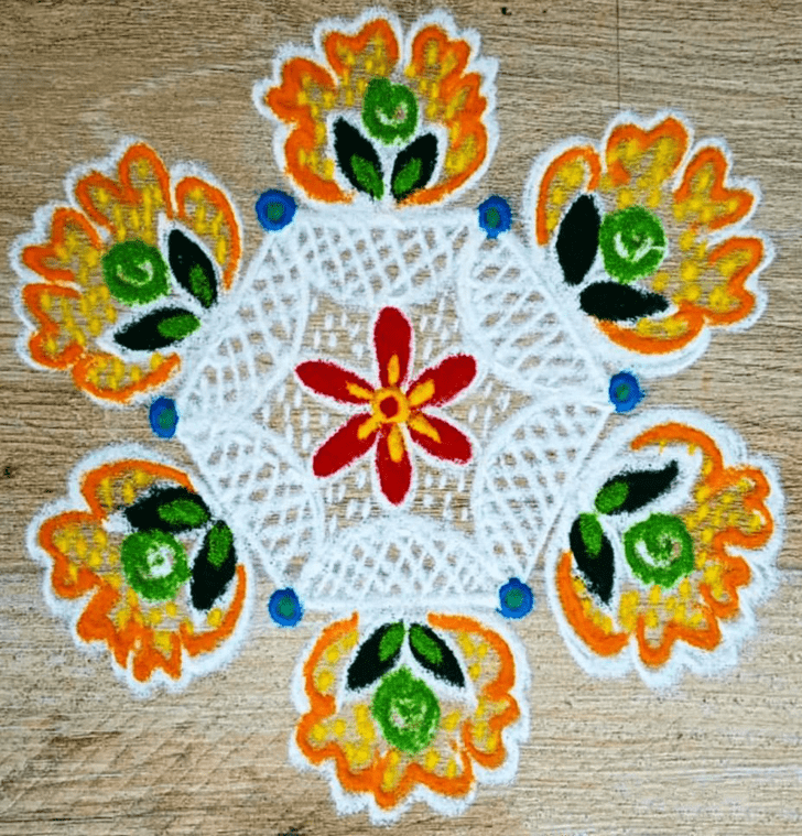 Exquisite Parivartini Ekadashi Rangoli