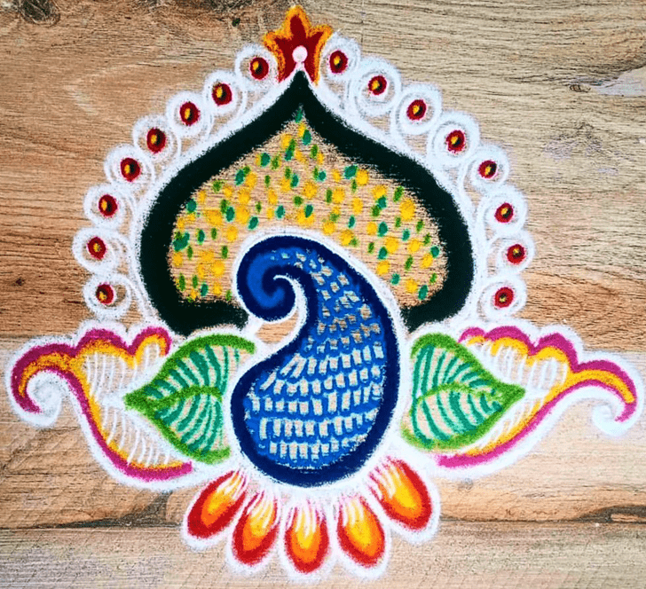 Fair Parivartini Ekadashi Rangoli