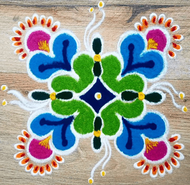 Fetching Parivartini Ekadashi Rangoli