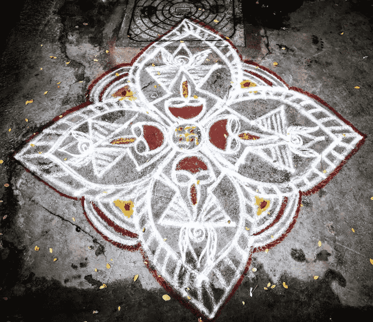 Parsva Ekadashi Rangoli