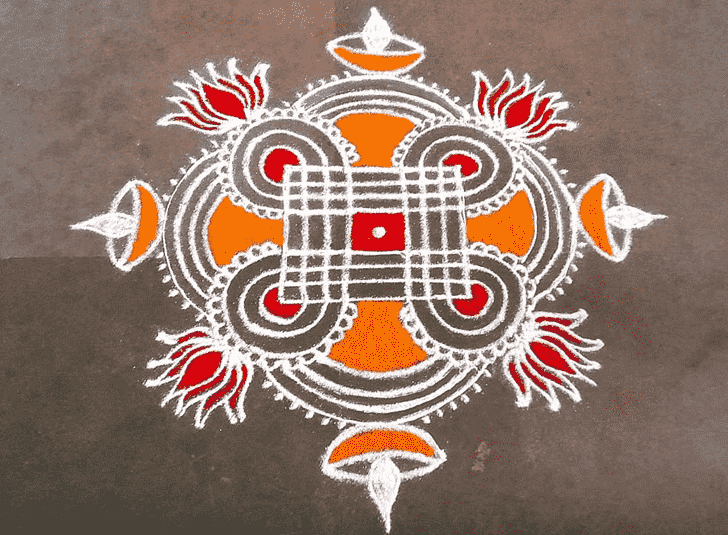 Fetching Parsva Ekadashi Rangoli