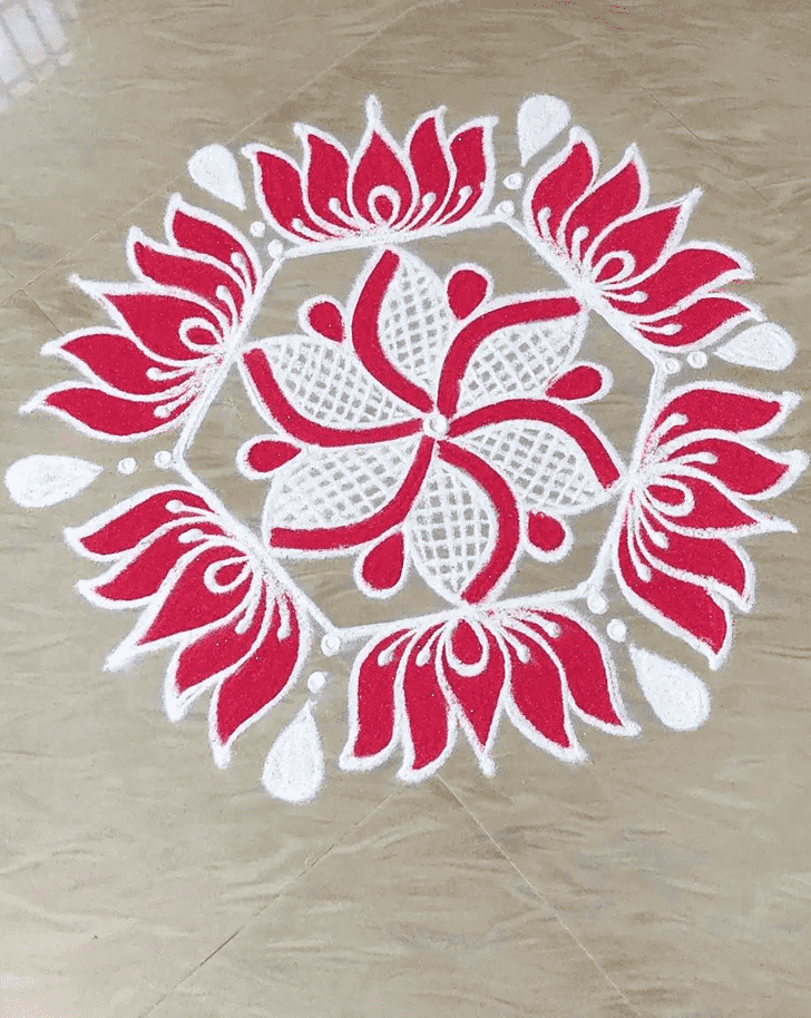 Paush Amavasya Rangoli