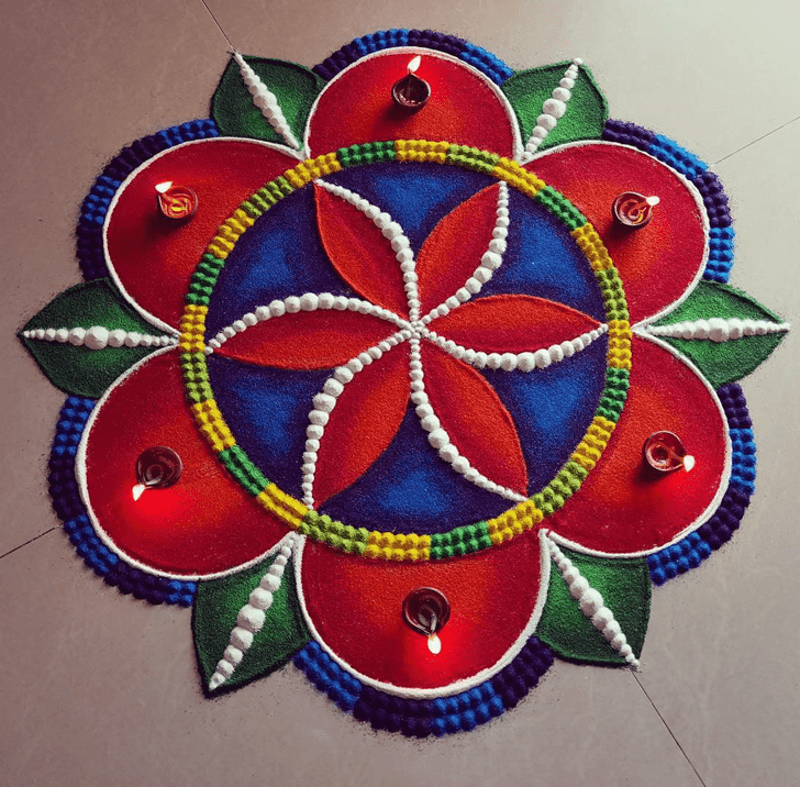 Fetching Paush Amavasya Rangoli