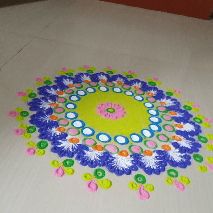 Magnetic Peacock Rangoli