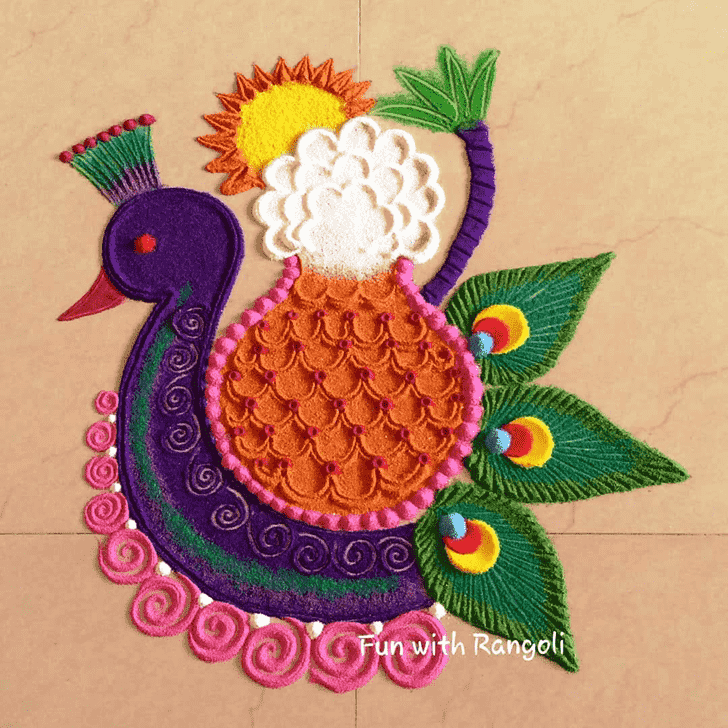 Marvelous Pongal Rangoli