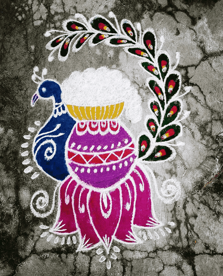 Pretty Pongal Rangoli