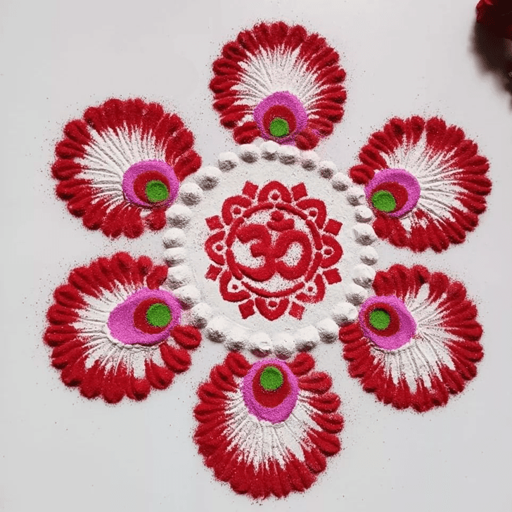 Delicate Prabodhini Ekadashi Rangoli