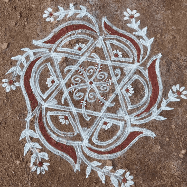 Enthralling Prabodhini Ekadashi Rangoli