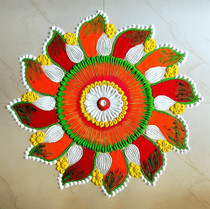 Fascinating Prabodhini Ekadashi Rangoli