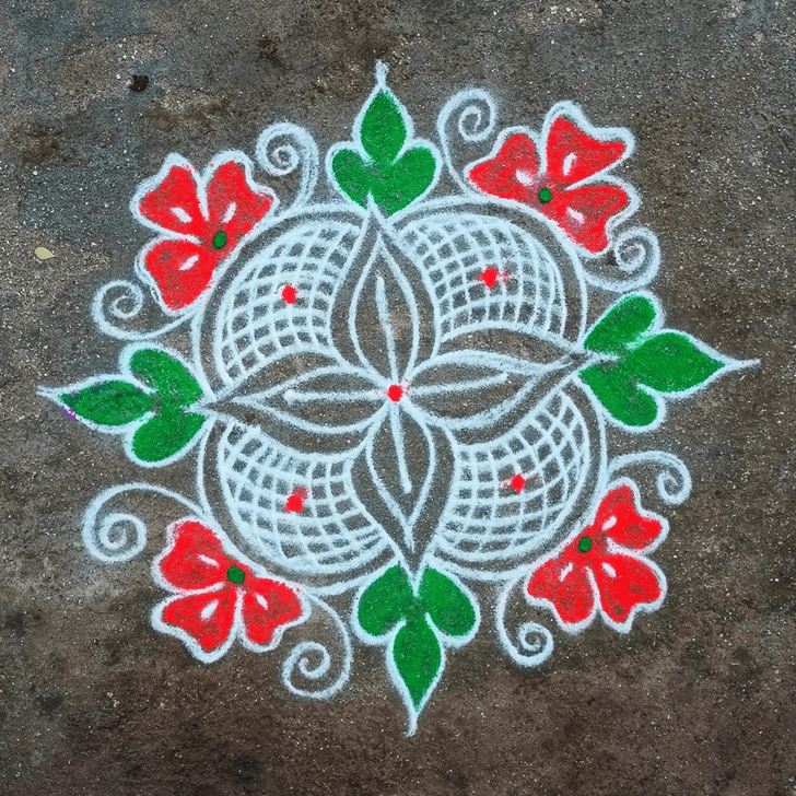 Good Looking Prabodhini Ekadashi Rangoli