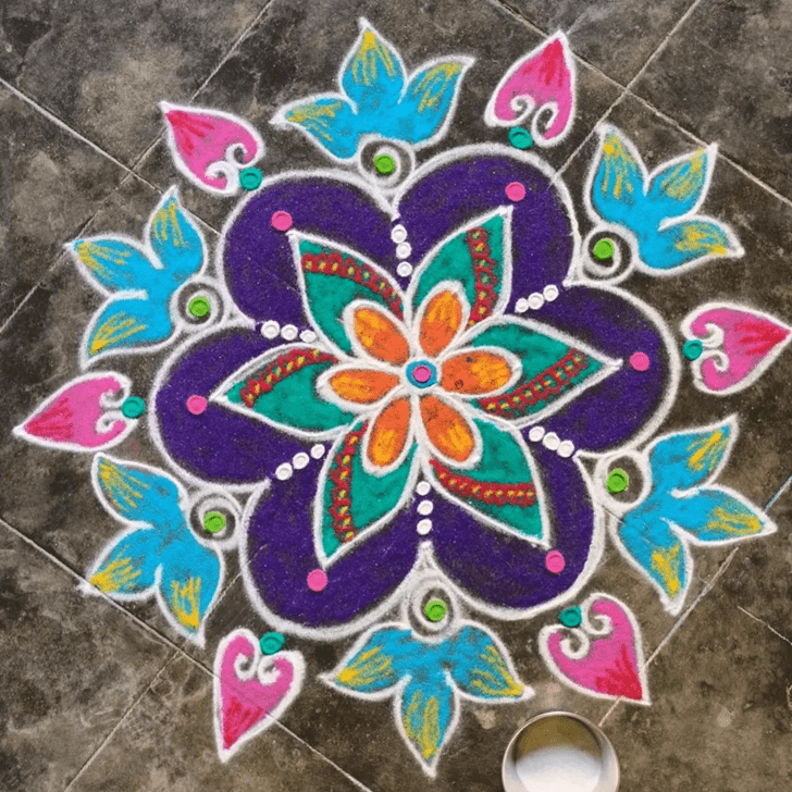 Magnetic Prabodhini Ekadashi Rangoli