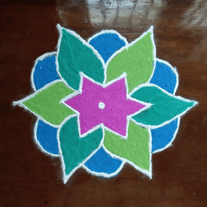 Radiant Prabodhini Ekadashi Rangoli