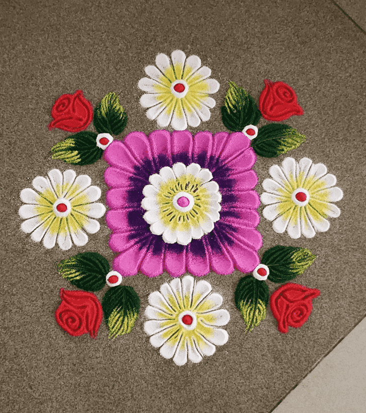 Comely Pradosh Rangoli